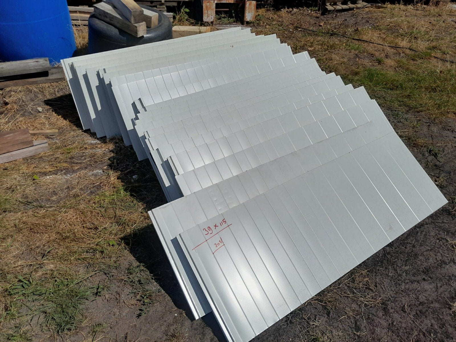 Sandwichpanelen / Dakplaten / Wandplaten - Diverse maten, Doe-het-zelf en Verbouw, Platen en Panelen, Ophalen, Gebruikt, Overige materialen