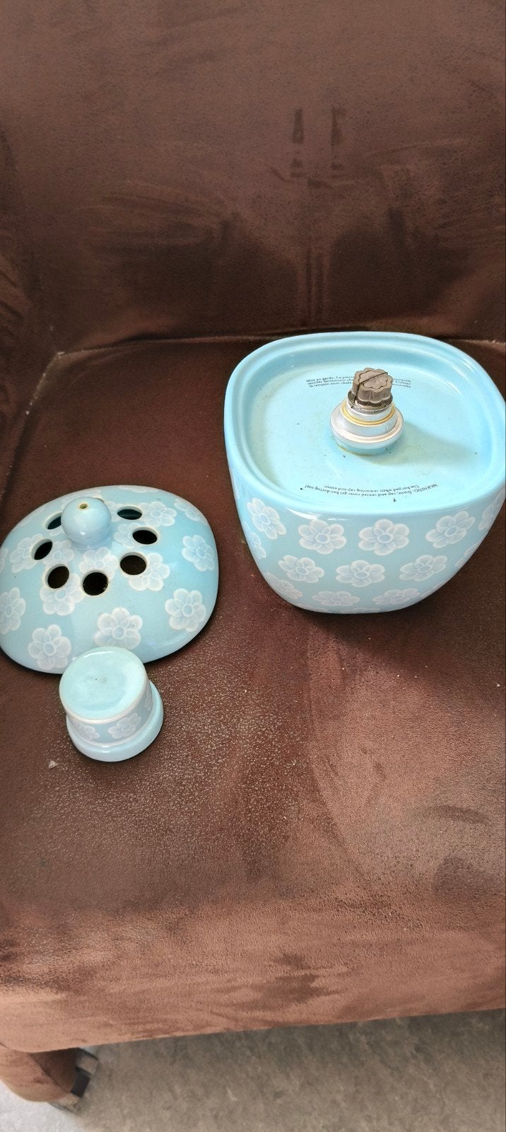 aroma diffuser met vuursteenje..., Ophalen