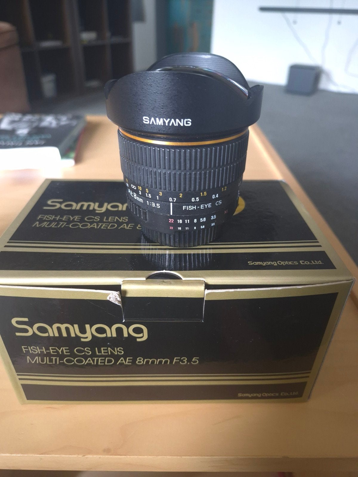 Samyang 8mm f/3.5 Fish-Eye CS voor Nikon F mount, Audio, Tv en Foto, Fotografie | Lenzen en Objectieven, Ophalen of Verzenden