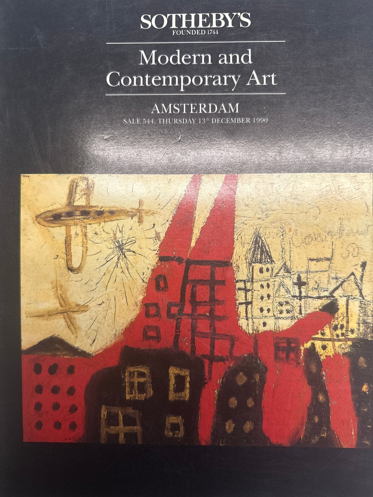 Sotheby's Moderne en Hedendaagse Kunst Catalogus 1990, Verzenden, Gelezen, Overige onderwerpen