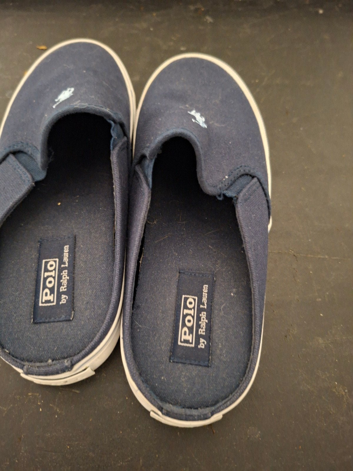 Ralph Lauren instappers maat 36, Blauw, Instappers, Ophalen of Verzenden, Ralph Lauren