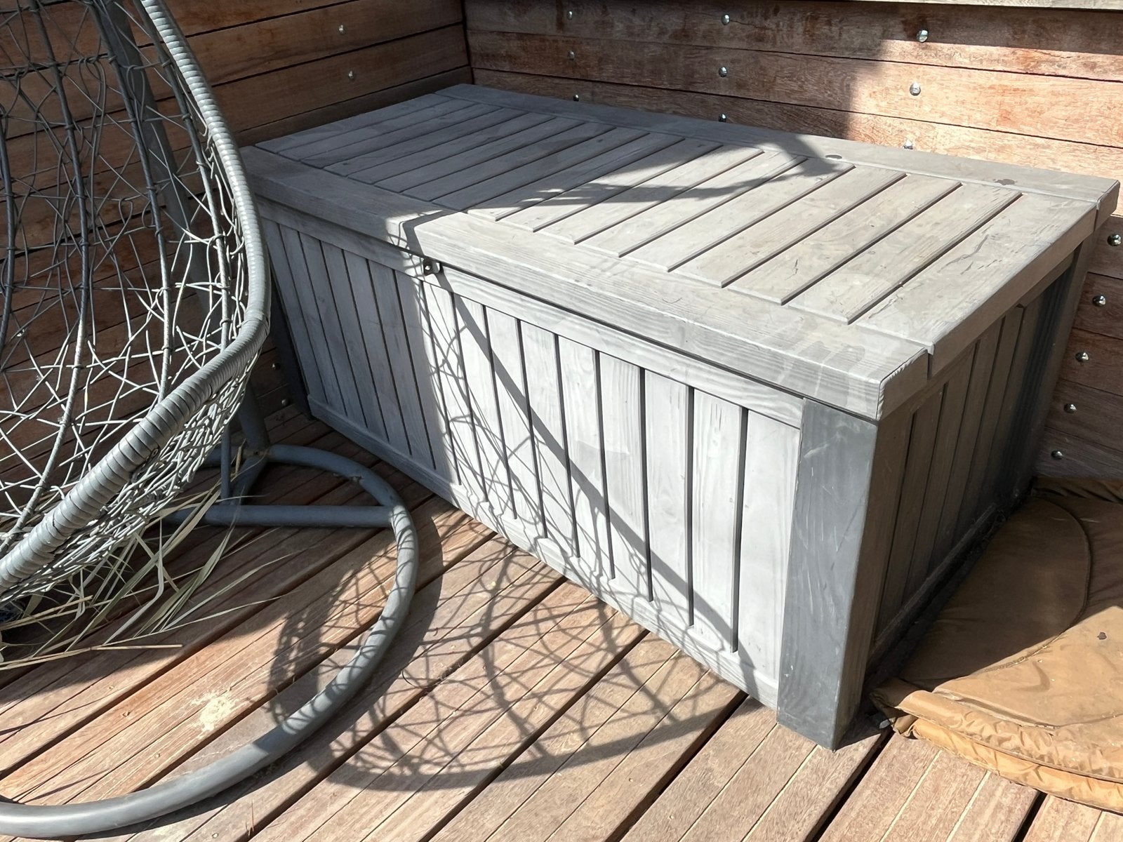 Kussen kist voor in de tuin., Tuin en Terras, Ophalen, Zo goed als nieuw