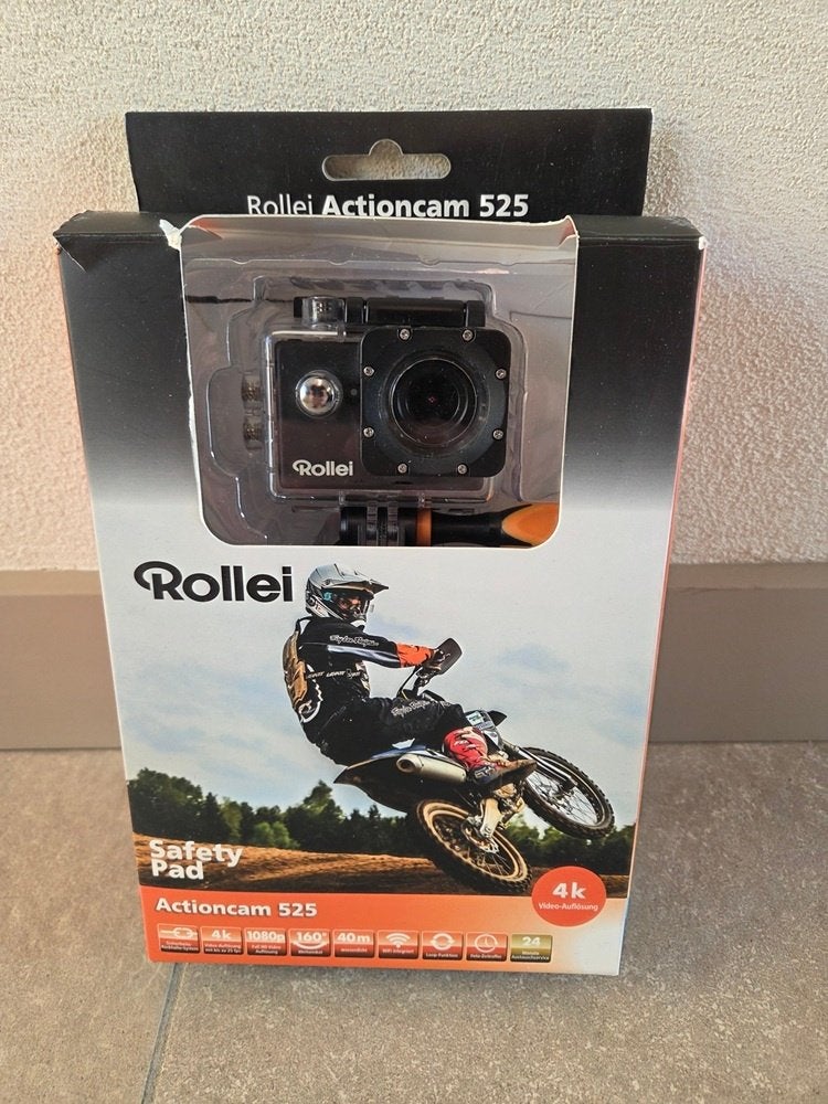 Rollei actioncam 525 + 21643 uitbreidingsset, Ophalen of Verzenden, Rollei