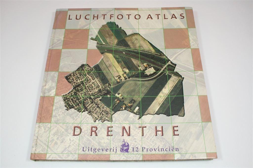 Luchtfoto-atlas Drenthe — Loodrechtluchtfoto's — 1:14.000, Boeken, Atlassen en Landkaarten, Gelezen, Ophalen of Verzenden, Landkaart