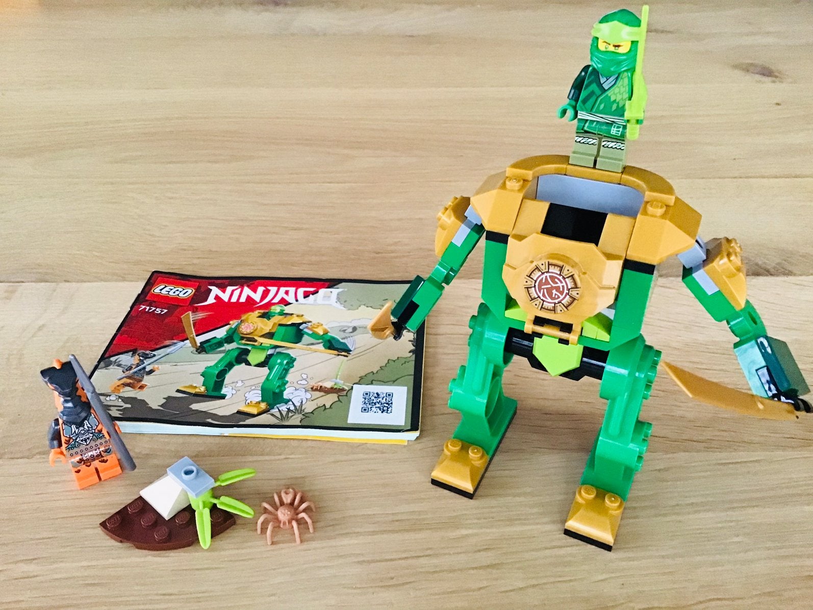 LEGO ninjago 71757, ninjago core, Lloyd’s ninja mech, ZGAN, Lego, Ophalen of Verzenden, Compleet, Zo goed als nieuw