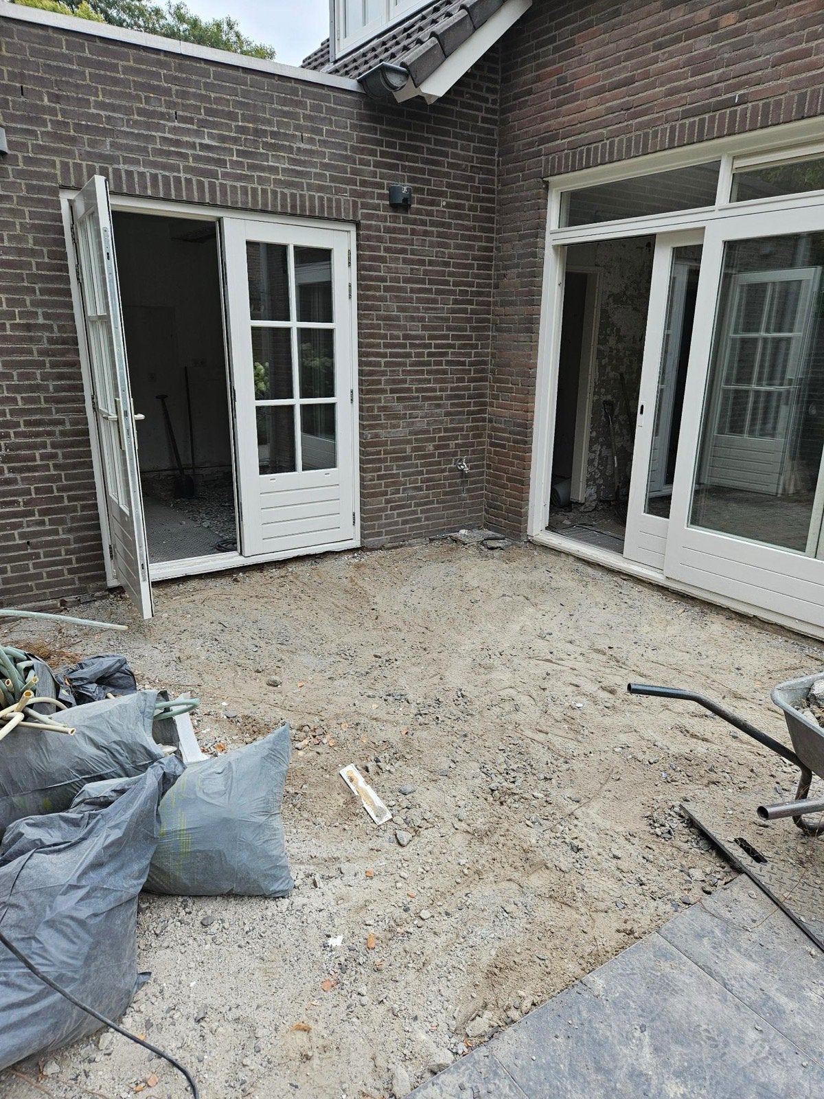 Openslaande deuren en schuifpui, Ophalen of Verzenden, 120 cm of meer, Buitendeur, 200 tot 215 cm