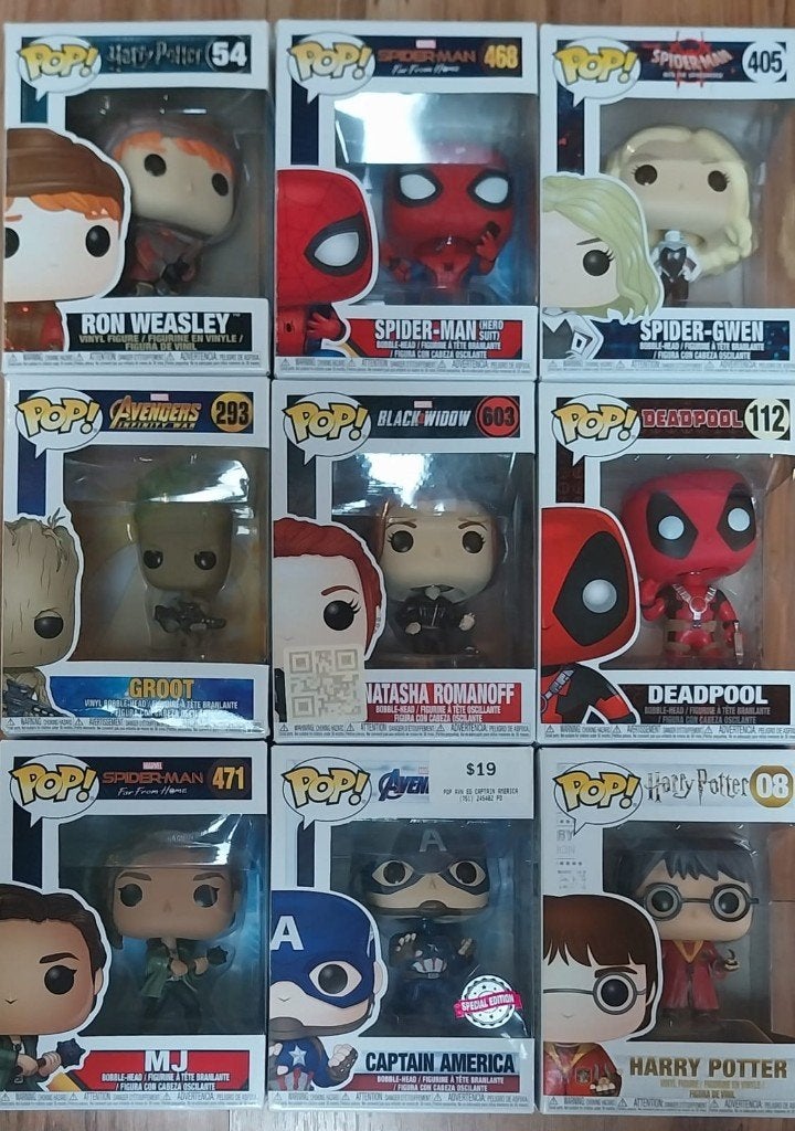 Verschillende Funko Pops, Verzamelen, Poppetjes en Figuurtjes, Ophalen, Zo goed als nieuw