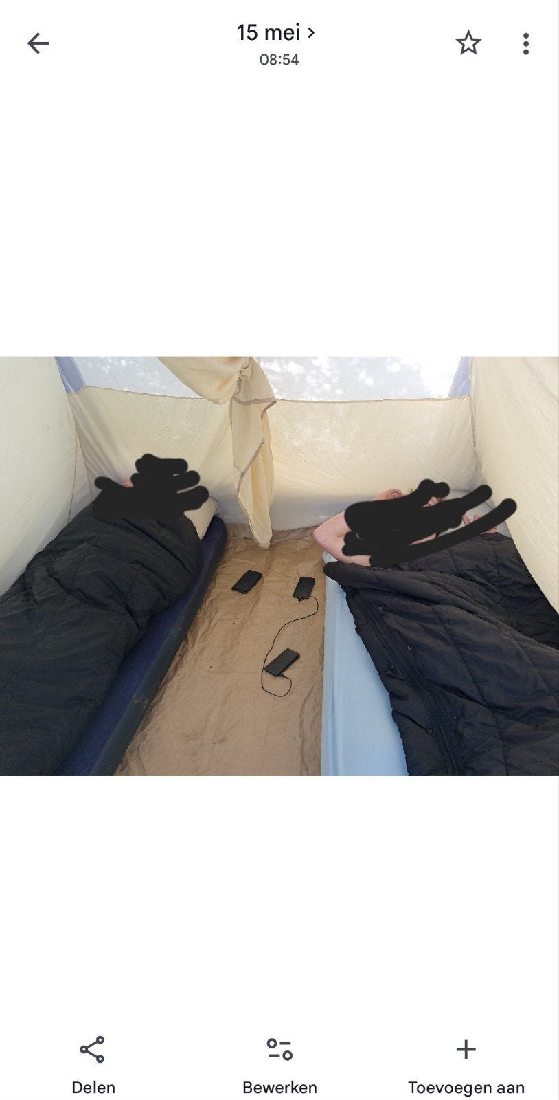 tent, Caravans en Kamperen, Tenten, Ophalen, Zo goed als nieuw, Tot en met 3
