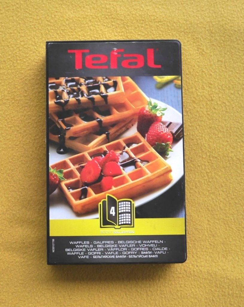 Tefal Snack Collection Wafelijzer platen (4), Ophalen of Verzenden, Uitneembare platen, Zo goed als nieuw