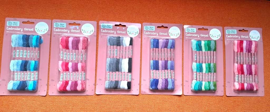 Borduurgaren set - Diverse kleuren - Nieuw, Ophalen of Verzenden