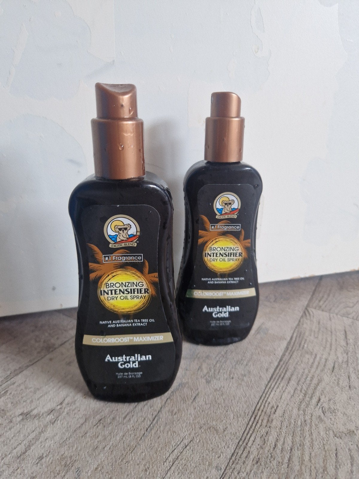 2x Australian Gold Bronzing Intensifier Dry Oil Spray, Ophalen of Verzenden, Zo goed als nieuw, Zonnebrand of After Sun