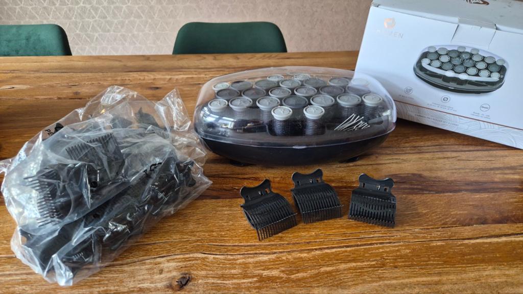 Carmen krulset met 24 rollers en extra klemmen, Ophalen of Verzenden, Zo goed als nieuw, Haarverzorging