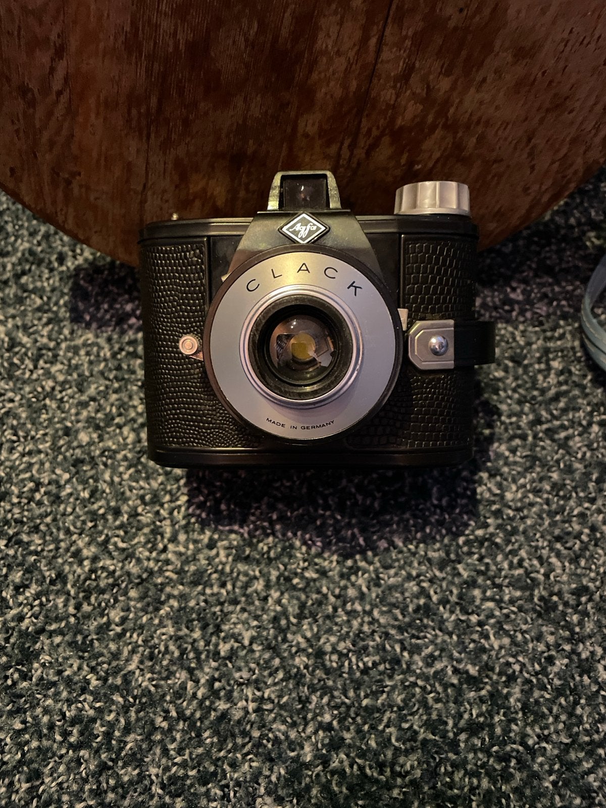 Agfa Clack camera met tasje - Vintage camera, Ophalen of Verzenden, Gebruikt, Compact, Overige Merken