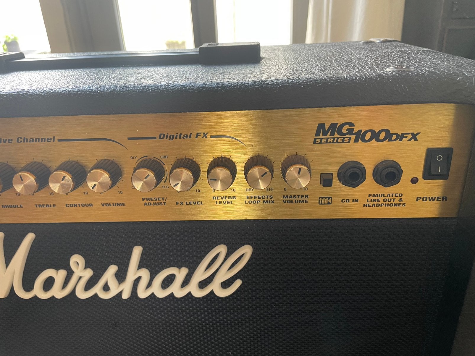 MARSHALL MG100DFX gitaarcombo, Ophalen of Verzenden, Zo goed als nieuw