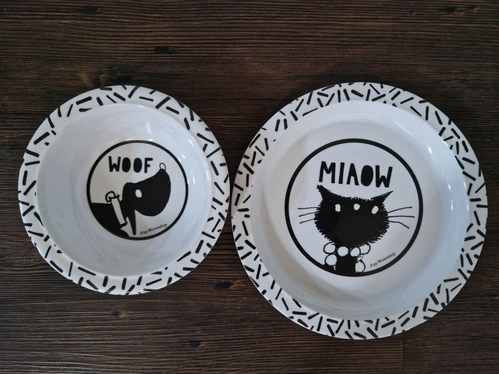 Takkie kom & Siepie bord, Huis en Inrichting, Keuken | Servies, Hema, Kunststof, Ophalen of Verzenden, Zo goed als nieuw