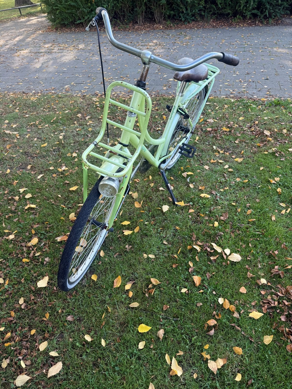 Kinderfiets 26 inch - Groen, Ophalen of Verzenden, Gebruikt, Velgrem, 20 inch of meer