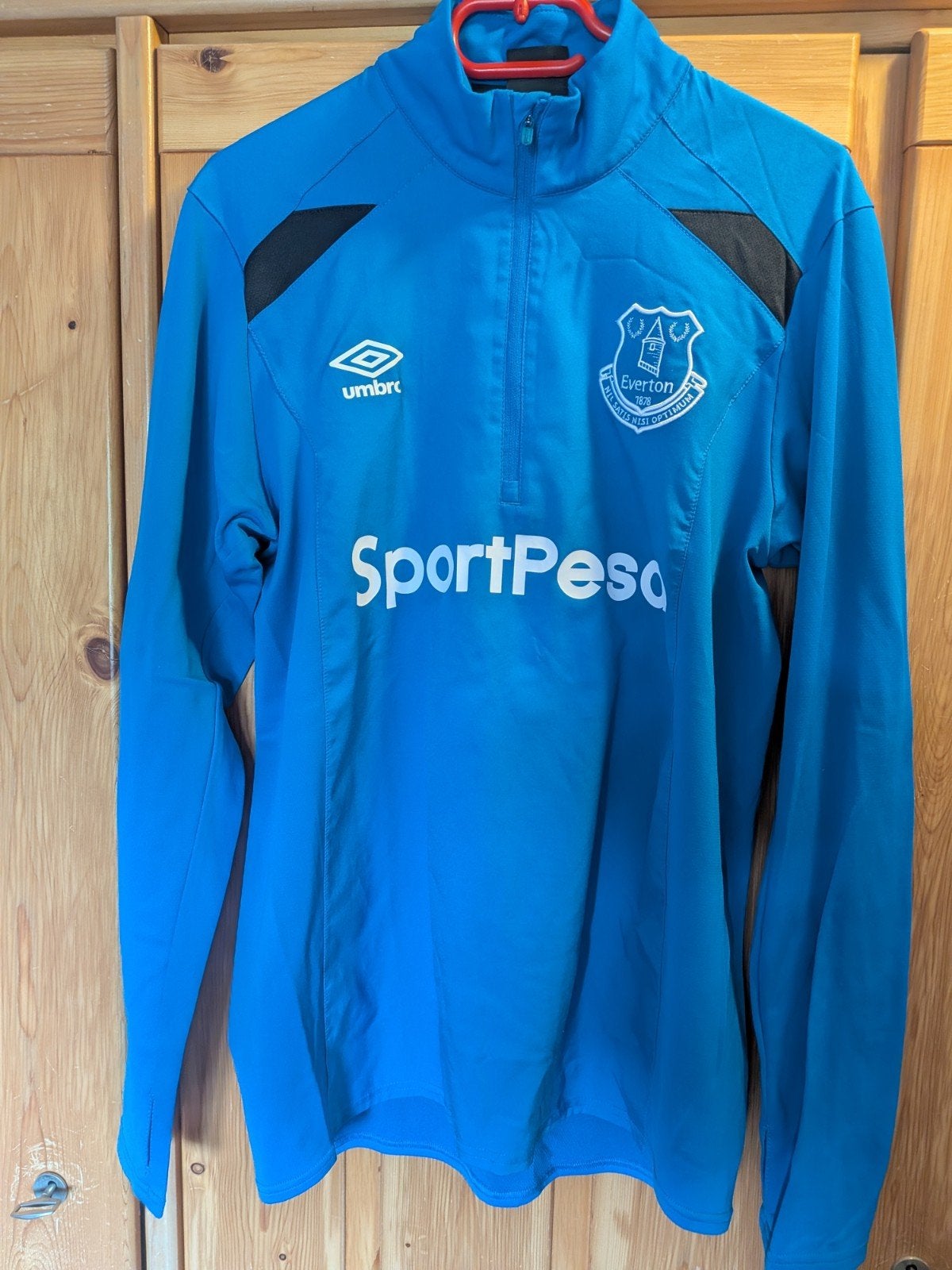 Voetbalshirt Everton lange mouwen, Ophalen of Verzenden, Zo goed als nieuw, Buitenlandse clubs, Shirt