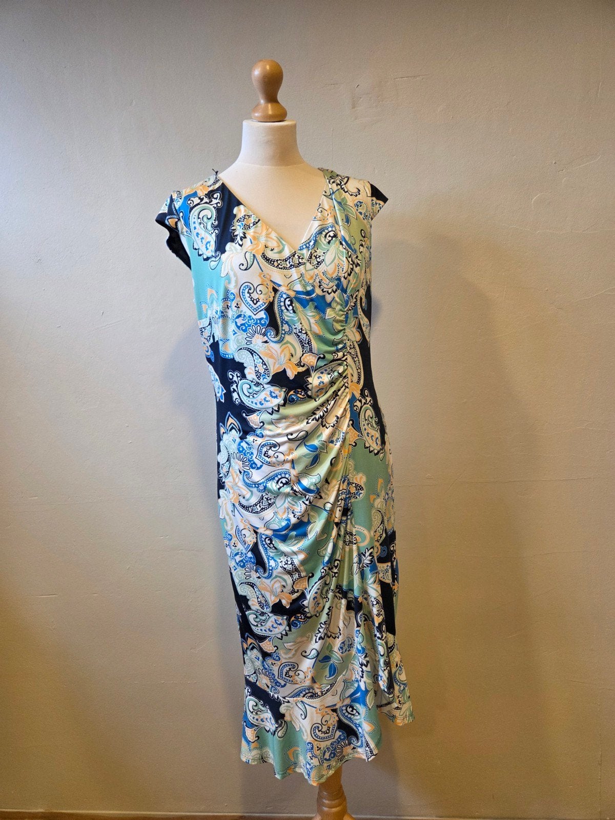 Mooi jurkje van Hermann de Lange - Select, Kleding | Dames, Meerkleurig, Maat 42/44 (L), Hermann de Lange Select, Ophalen of Verzenden
