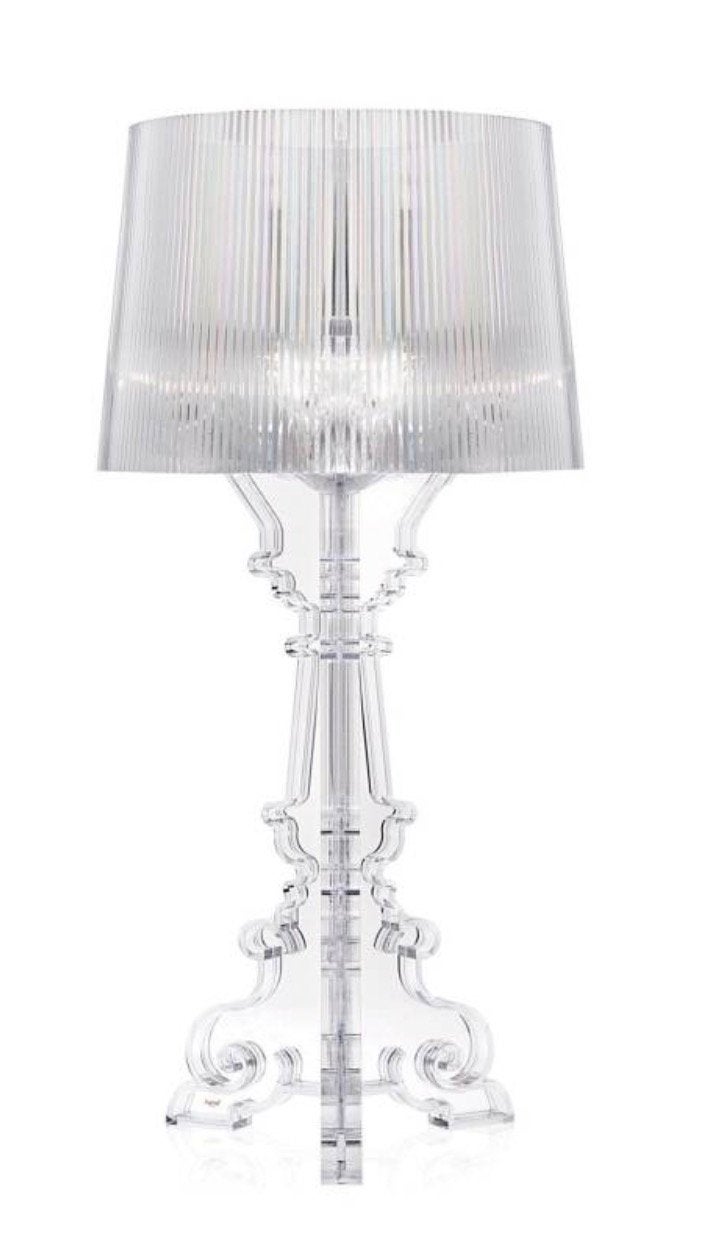 Kartell Bourgie Tafellamp, Ophalen, Dimbaar, Kunststof, Gebruikt