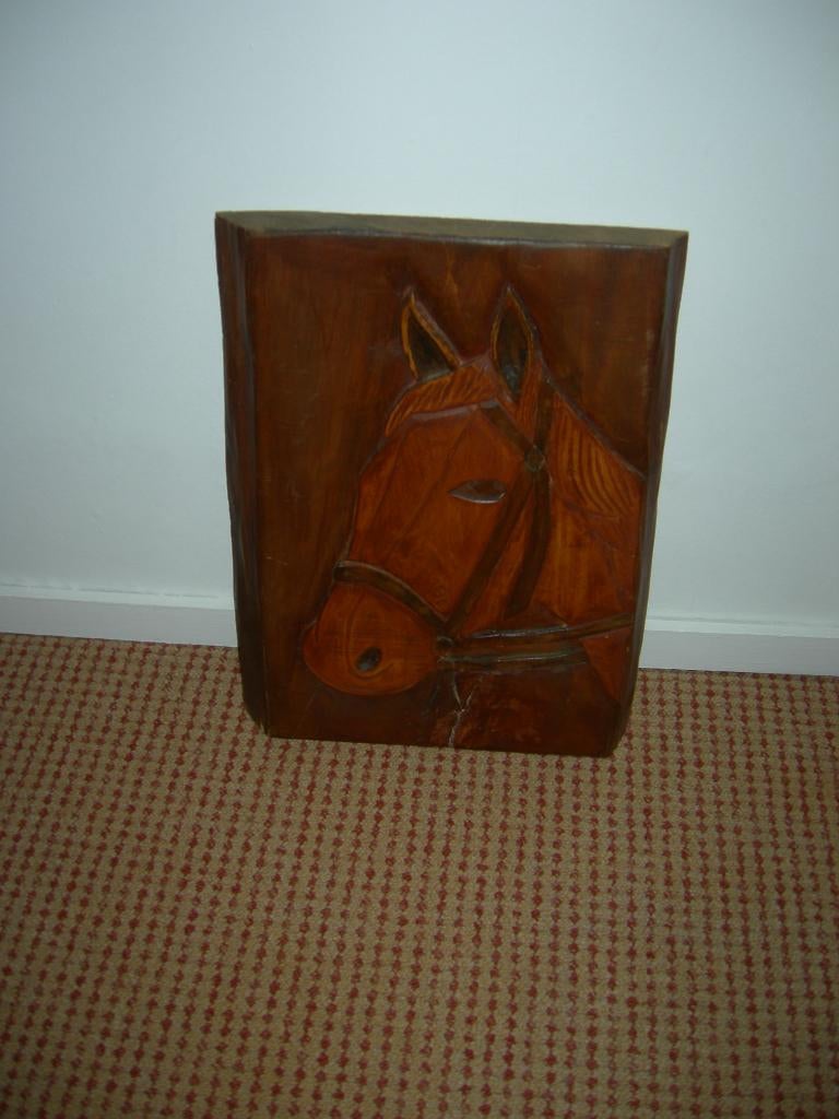 Houten Wanddecoratie, Huis en Inrichting, Woonaccessoires | Wanddecoraties, Ophalen, Zo goed als nieuw