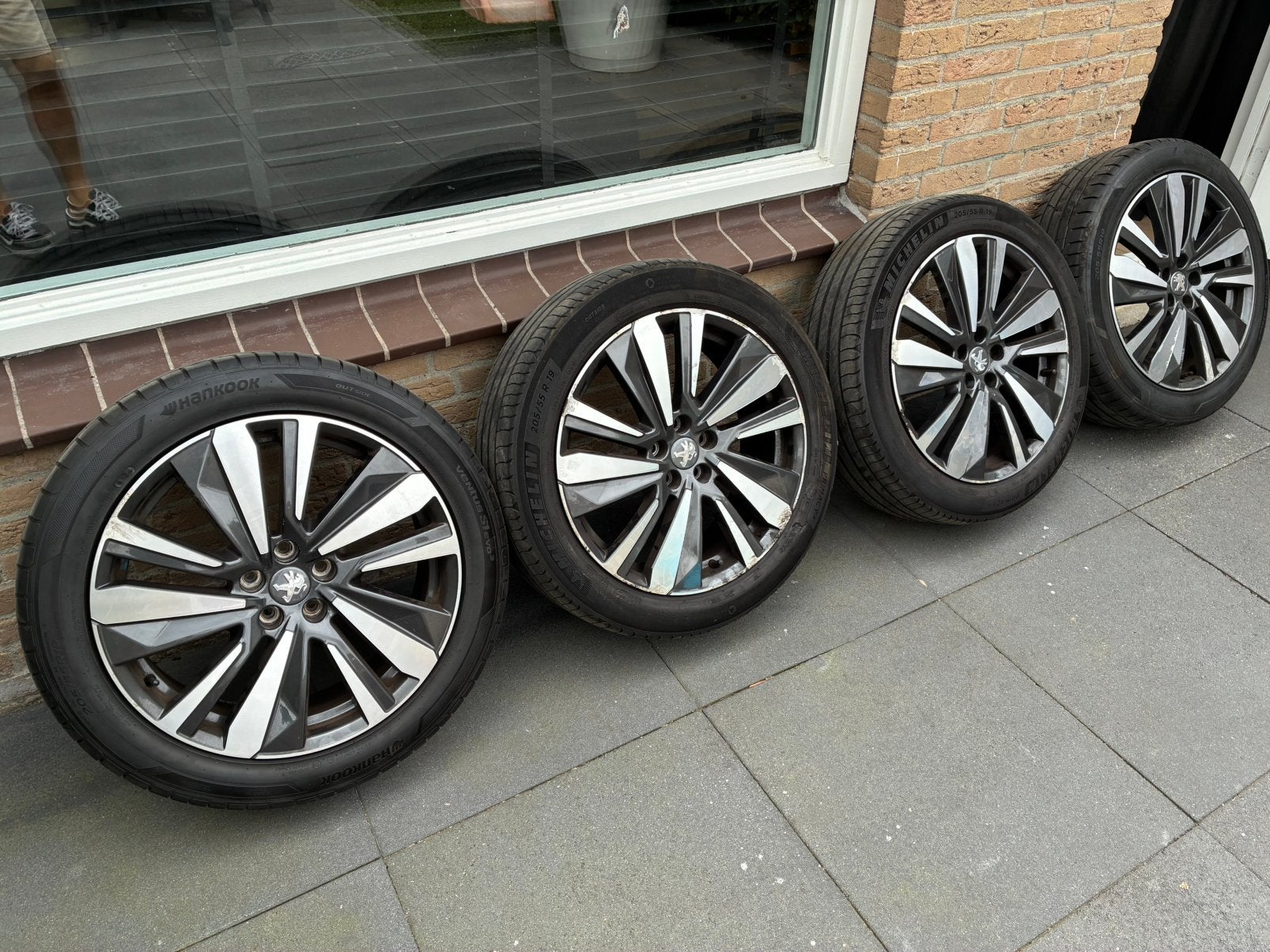 19 inch velgen peugeot 3008/5008, Auto-onderdelen, Banden en Velgen, Velg(en), Zomerbanden, 19 inch, 205 mm, Personenwagen, Gebruikt