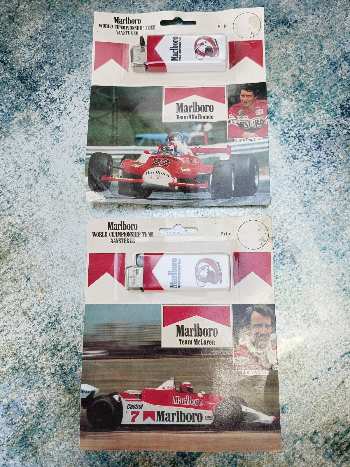 Vintage Marlboro F1 Aanstekers (2 stuks) – Splinternieuw!, Ophalen of Verzenden, Nieuw, Formule 1
