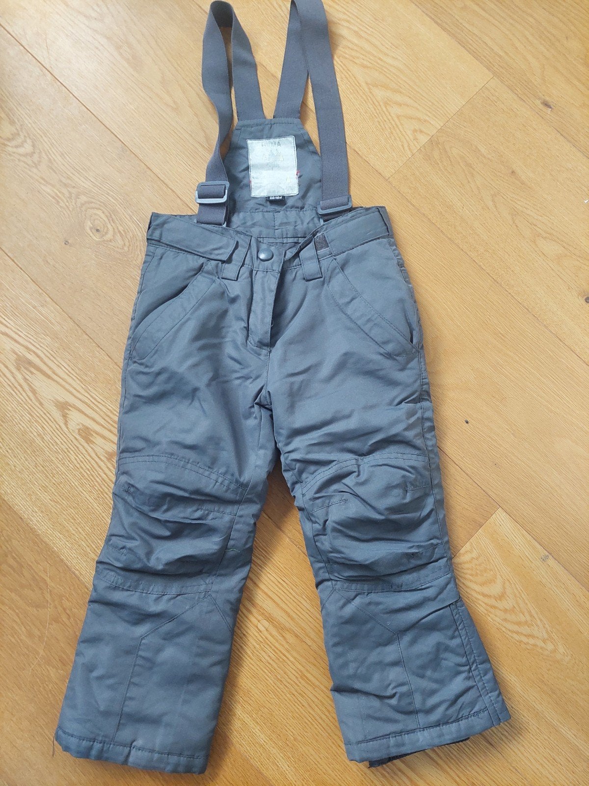 skibroek kind maat 98/104 grijs, Ophalen of Verzenden, Zo goed als nieuw, Jongen of Meisje, Broek