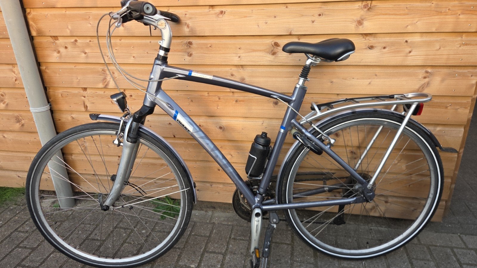Giant fiets 54 cm met Shimano Deore en vering, Ophalen, 28 inch, Gebruikt, Vering