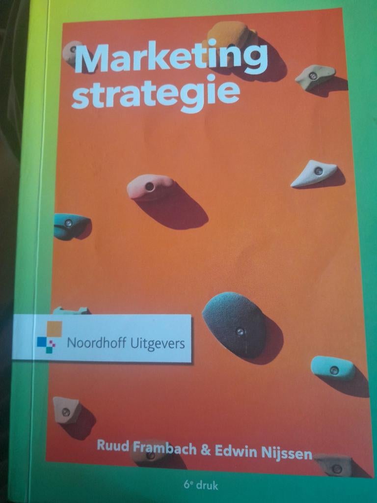 Edwin J. Nijssen - Marketingstrategie, Ophalen of Verzenden, Edwin J. Nijssen; Ruud T. Frambach, Management, Zo goed als nieuw
