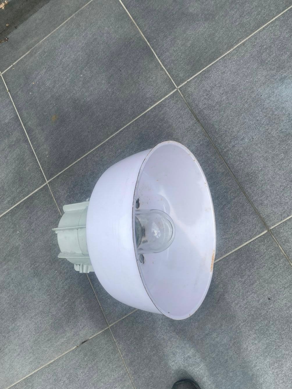 Industrie lamp, Ophalen, Zo goed als nieuw, E27 (groot), Led-lamp