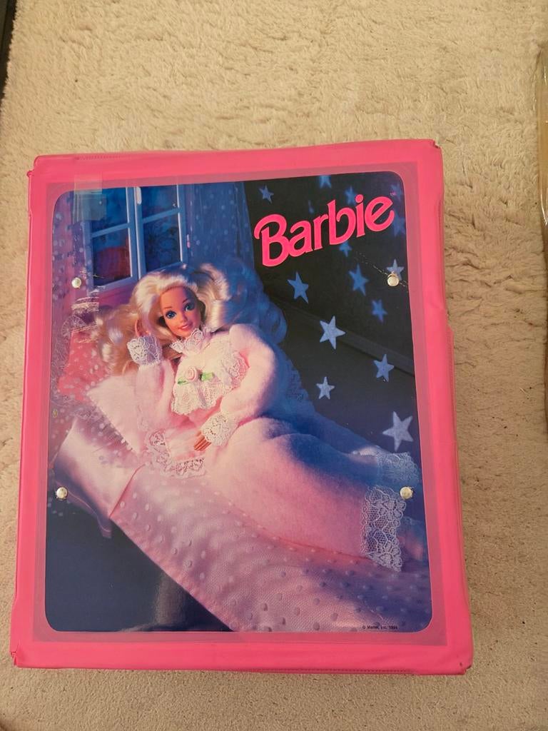 Vintage Barbie Koffer / Speelhuisje, Kinderen en Baby's, Speelgoed | Poppen, Ophalen of Verzenden, Gebruikt, Barbie