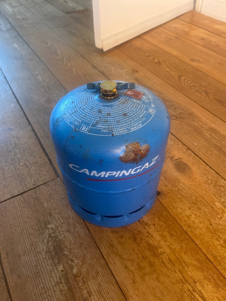 Gasfles (leeg) campinggaz 907, Ophalen, Gebruikt