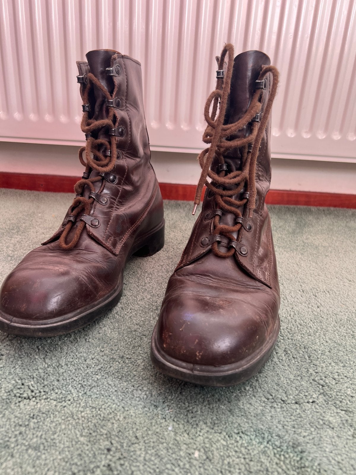 Militaire kistjes - gedragen, goede staat (lichting 1989), Ophalen of Verzenden, Landmacht, Nederland, Kleding of Schoenen