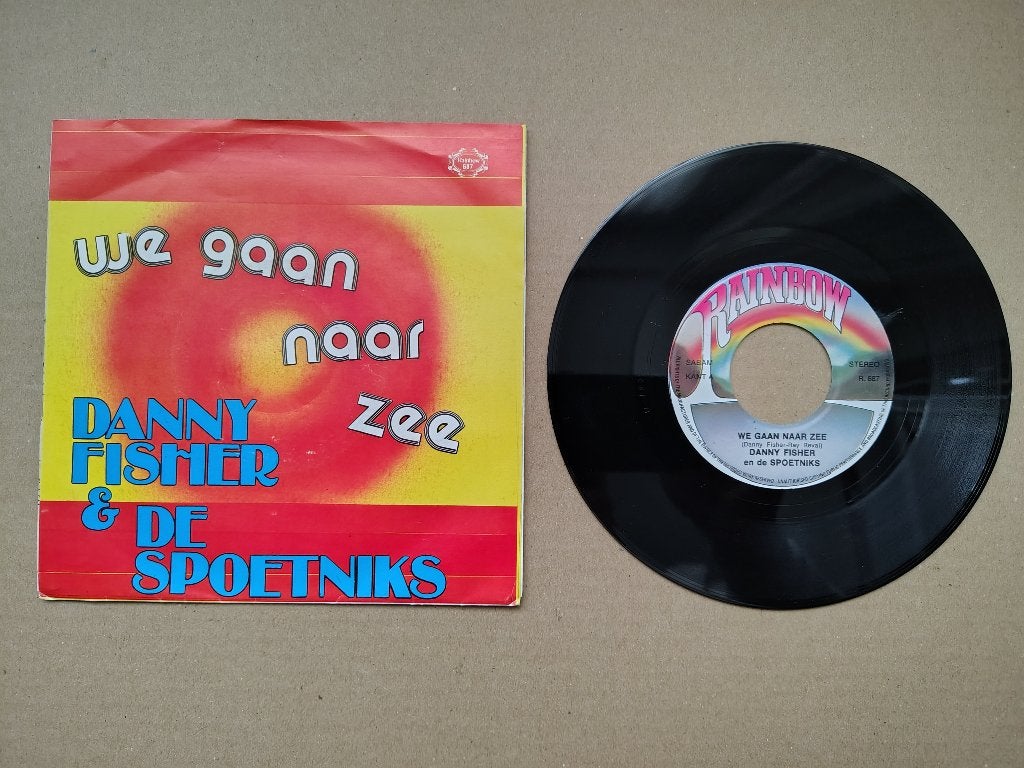 7" Single: Danny Fisher & De Spoetniks - We Gaan Naar Zee, Verzenden, Gebruikt, 7 inch, Pop