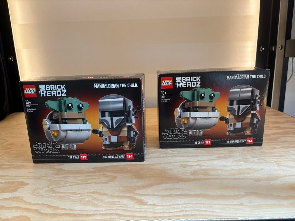 LEGO BRICKHEADZ 75317 Mandalorian & The Child nieuw, Ophalen of Verzenden, Nieuw