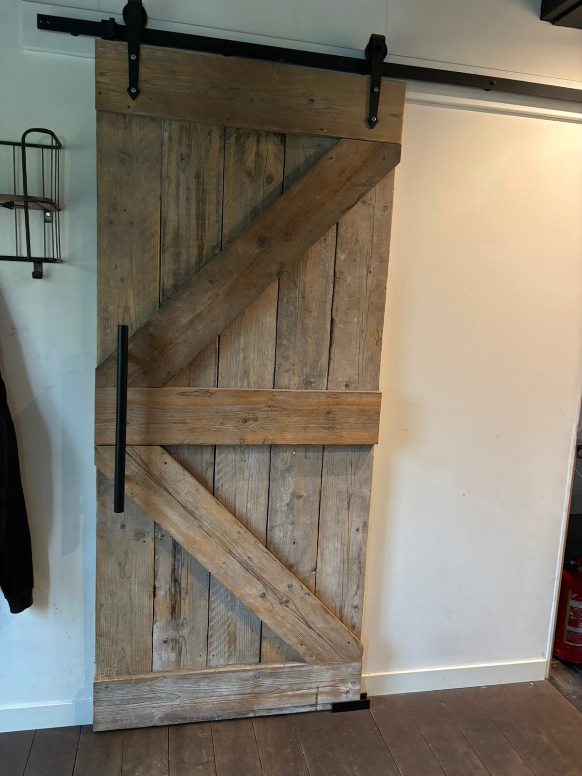 Houten loft deur, Ophalen of Verzenden, Zo goed als nieuw, Binnendeur, 200 tot 215 cm