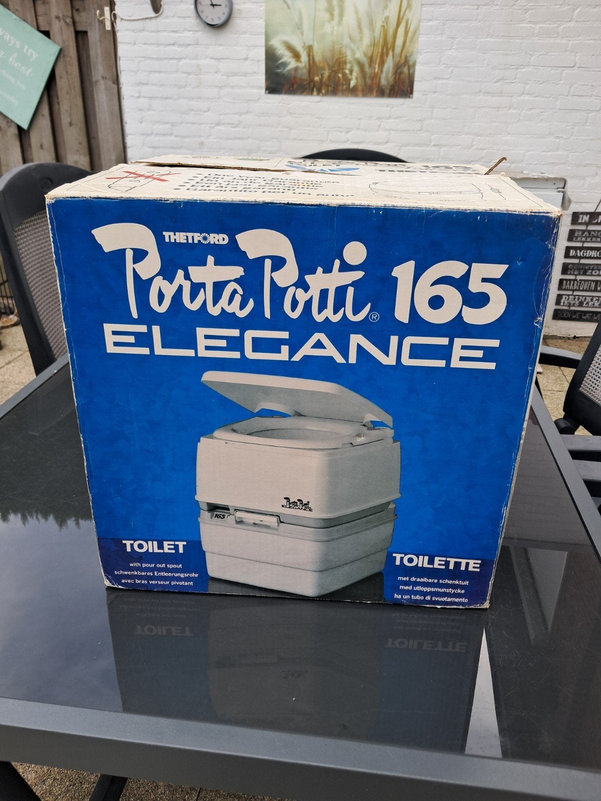Thetford Porta Potti 165 Elegance - Draagbaar Toilet, Ophalen, Gebruikt