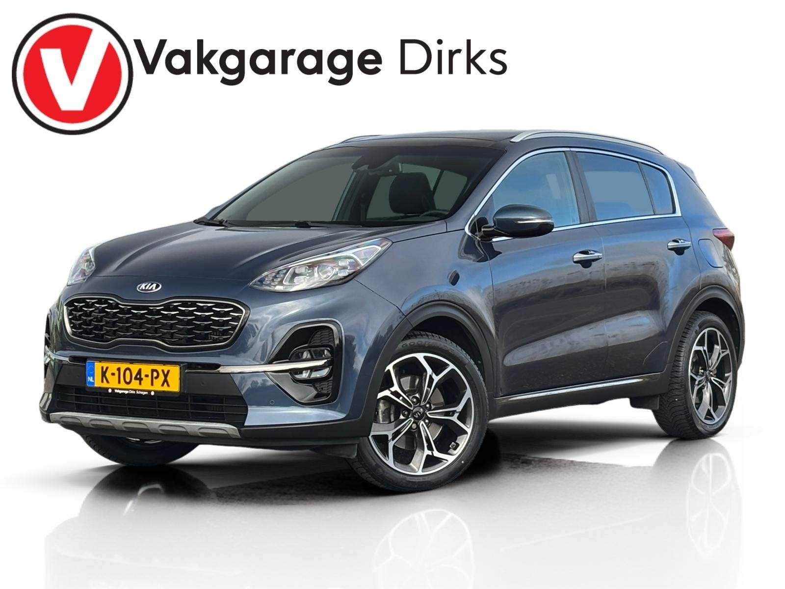 Kia Sportage 1.6 T-GDI Aut7 GT-Line ✅ LED ✅ Pano ✅ Led, Lane Keeping Assist, Gebruikt, 4 cilinders, Blauw