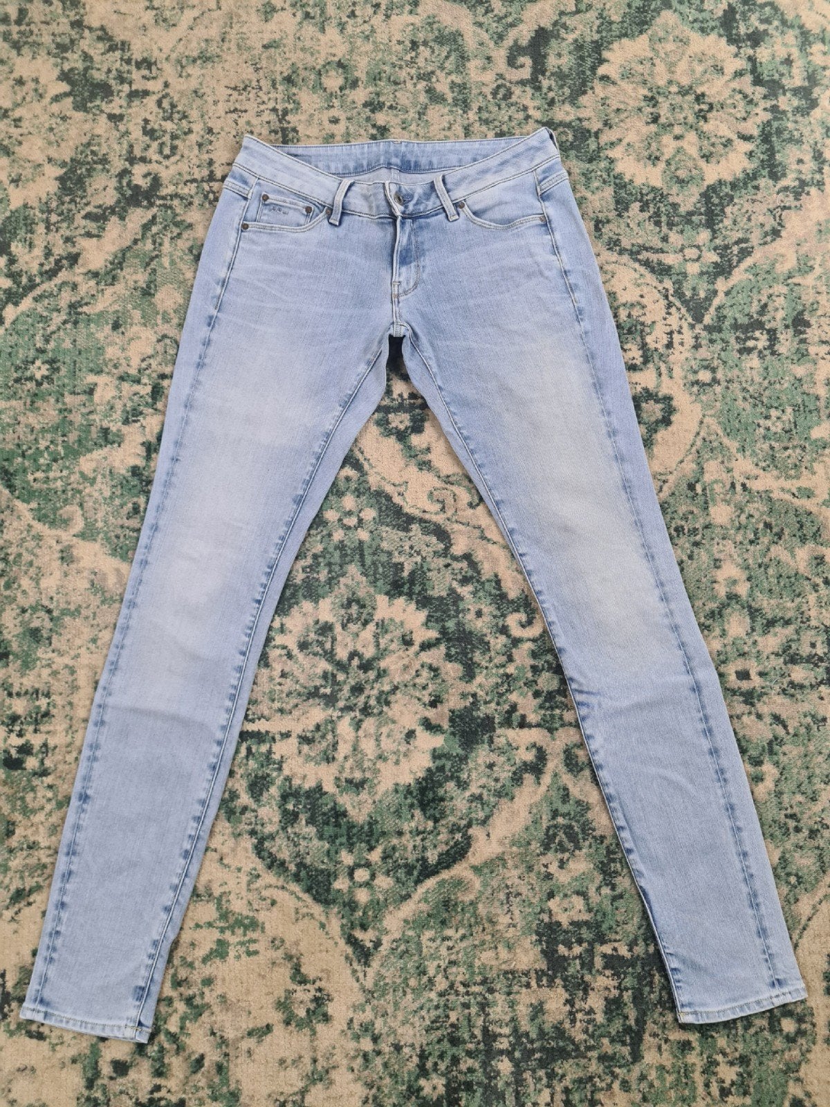 G-star raw 3301 low super skinny W29 L34 Dames Tulsi2934 Bla, Blauw, Ophalen of Verzenden, Zo goed als nieuw, W28 - W29 (confectie 36)