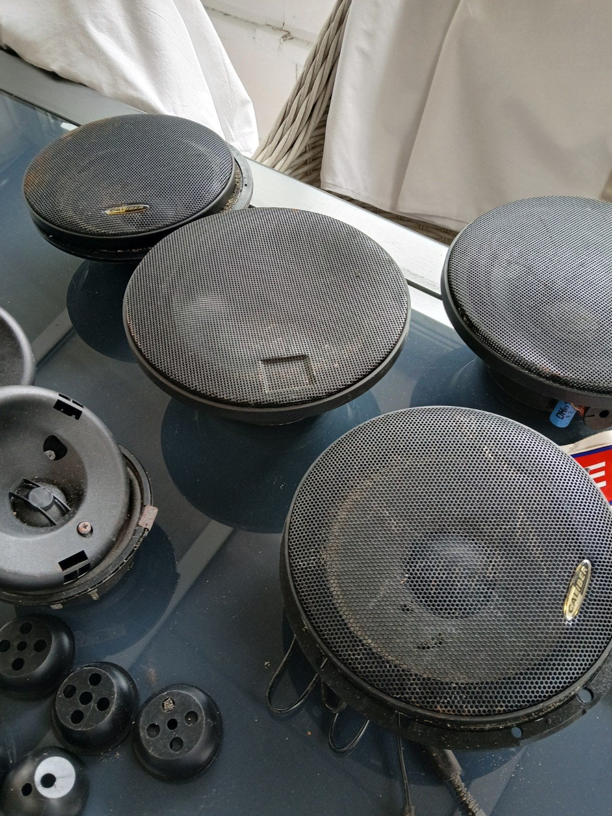 Te koop autospeakers, Auto diversen, Autospeakers, Ophalen of Verzenden