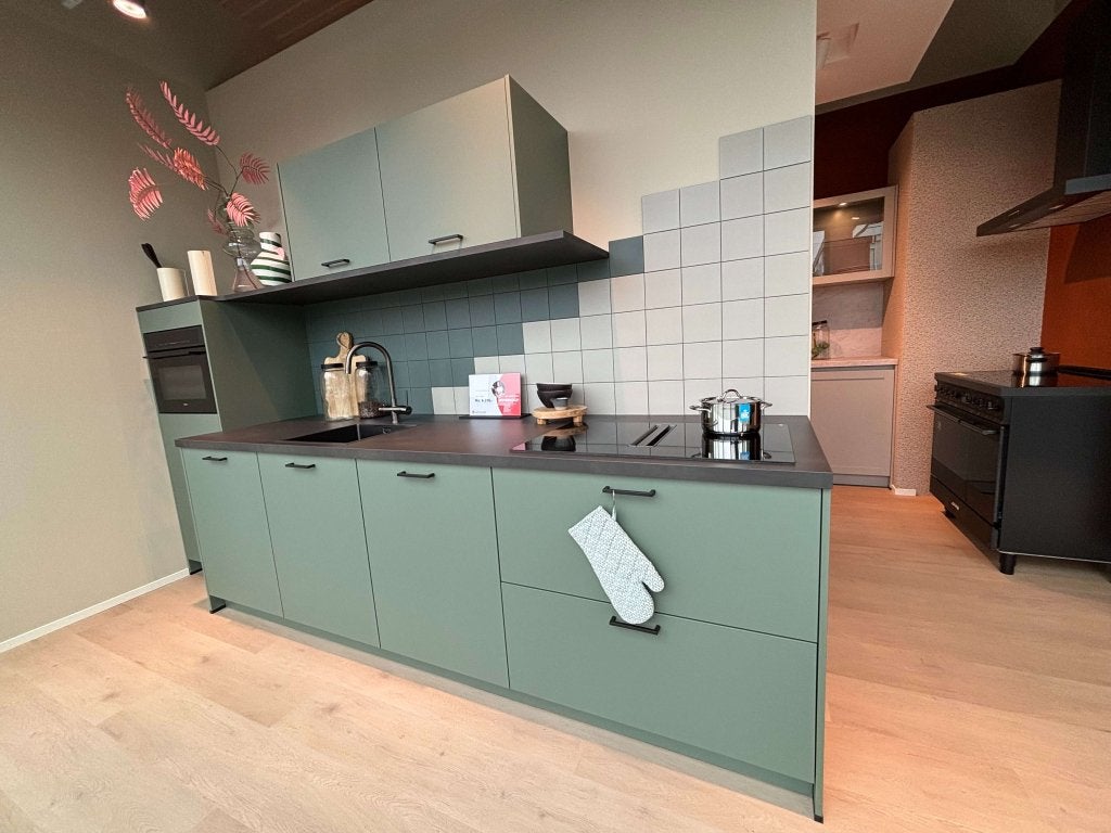 Showroomkeuken Superkeukens, Niet ingevuld, Nieuw, Enkelwandige keuken, Kunststof
