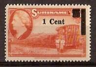 Suriname NVPH nr 284 postfris Hulpuitgifte 1950, Postzegels en Munten, Postzegels | Suriname, Ophalen of Verzenden, Postfris