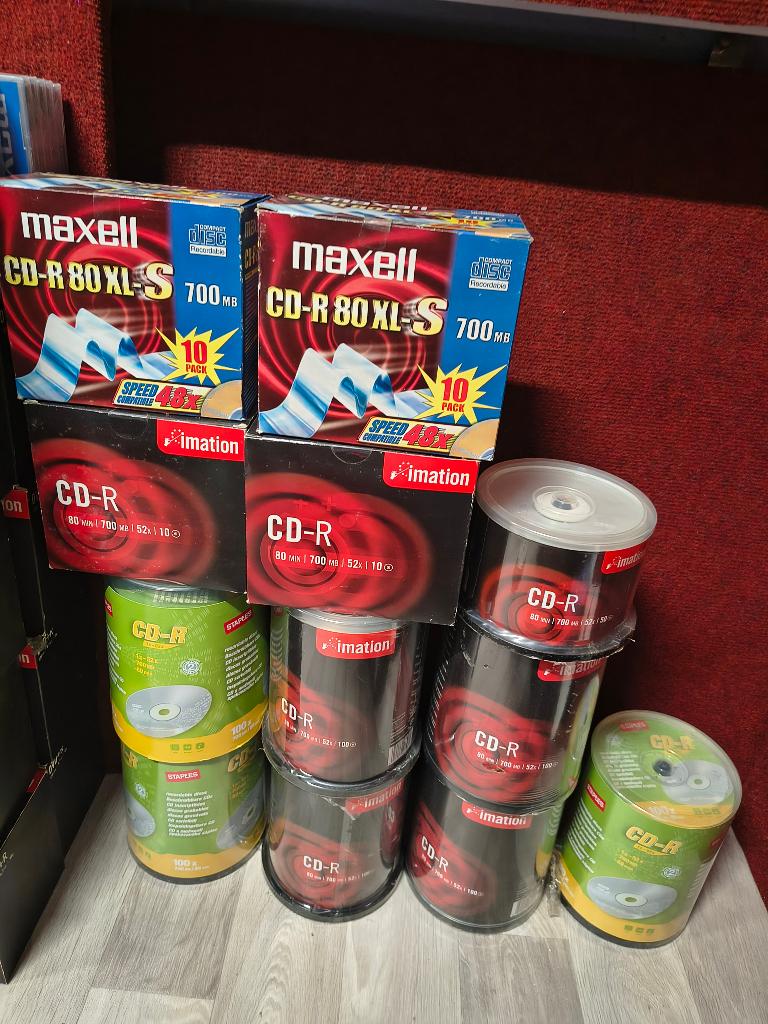 Verameling lege DVD's en CD's, Ophalen, Nieuw, Dvd, Diverse merken