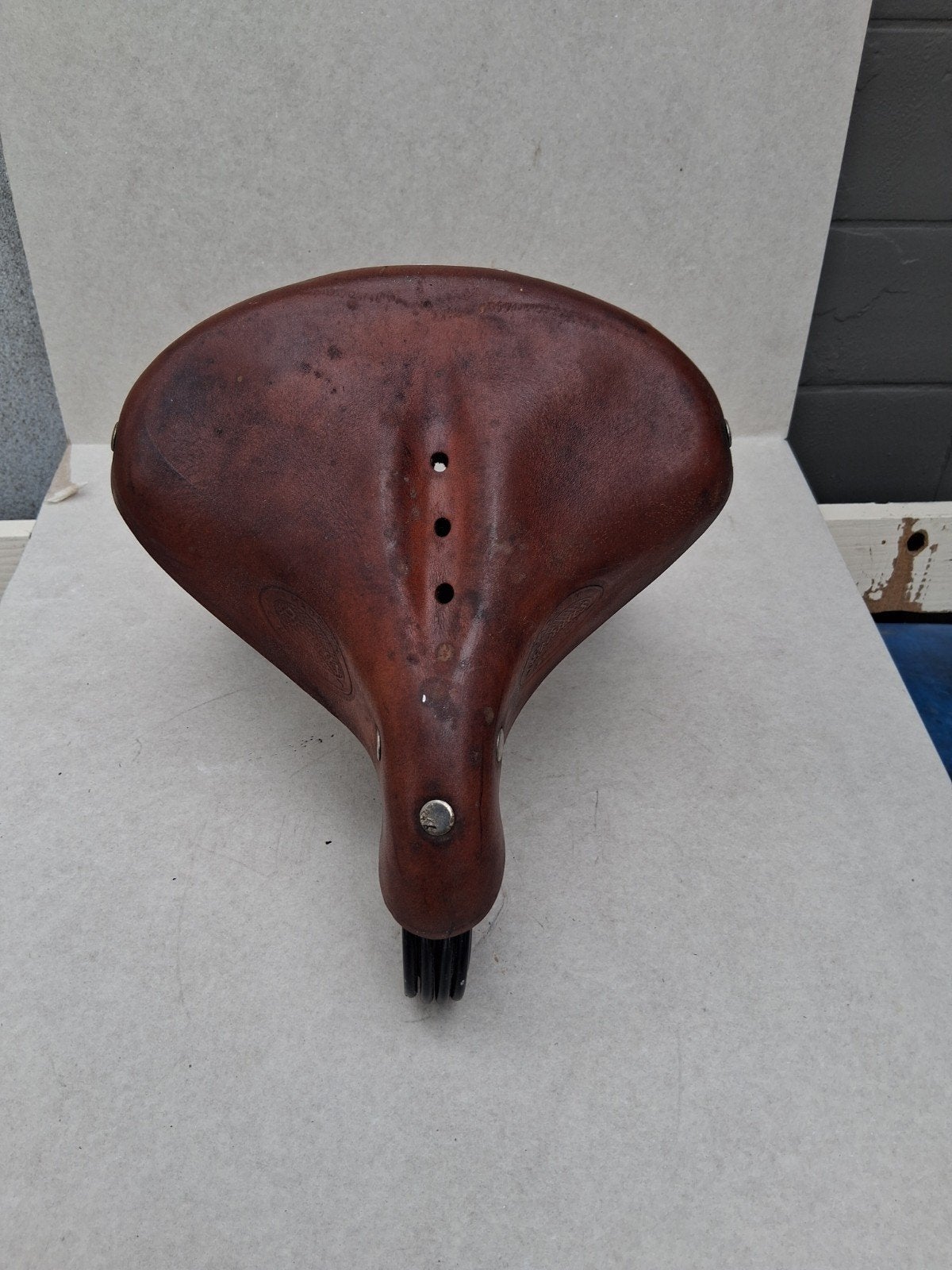 LEPPER ZADEL 0294.IZGST.VINTAGE., Oldtimerfiets, Frame, Leer, Lepper Primus