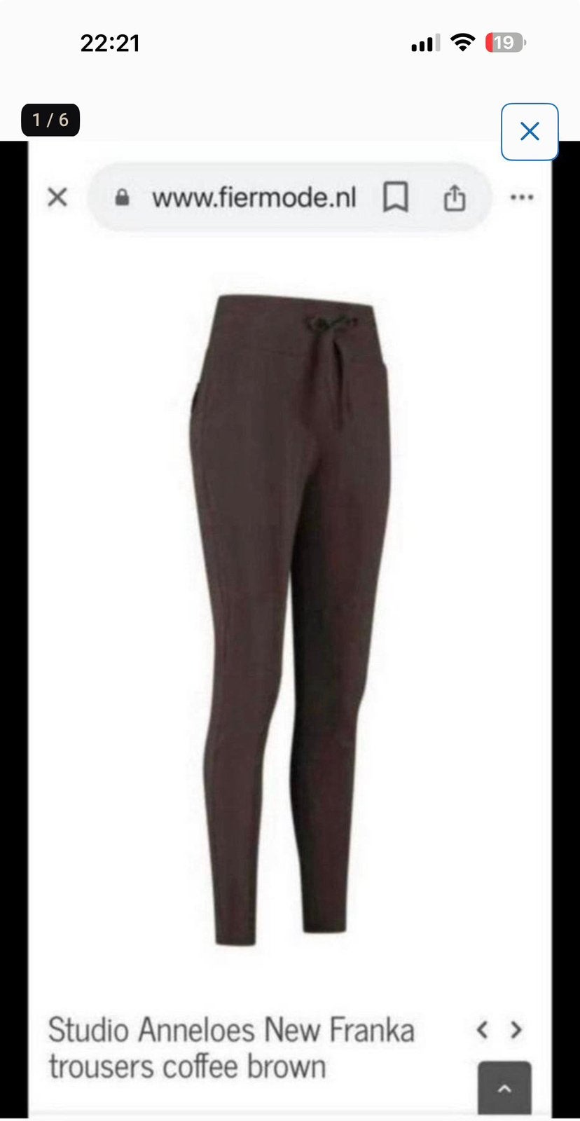 Studio Anneloes broek ( S ) met shirt bruin ( M ) nieuw, Ophalen, Nieuw