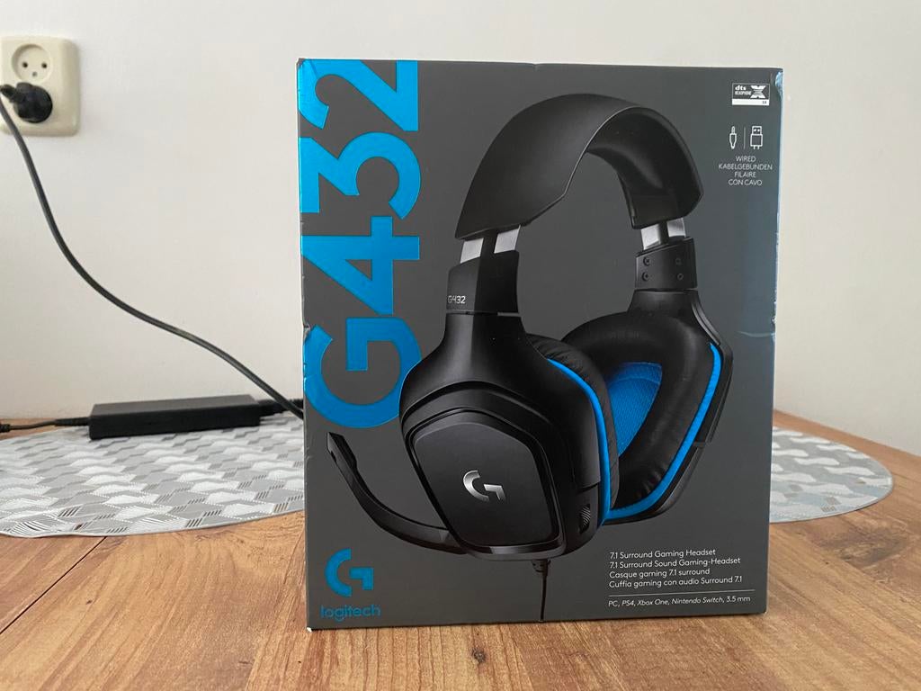 Logitech G G432 7.1 Surround Sound Wired Gaming Headset, Ophalen of Verzenden, Op oor (supra aural), Overige merken, Surround