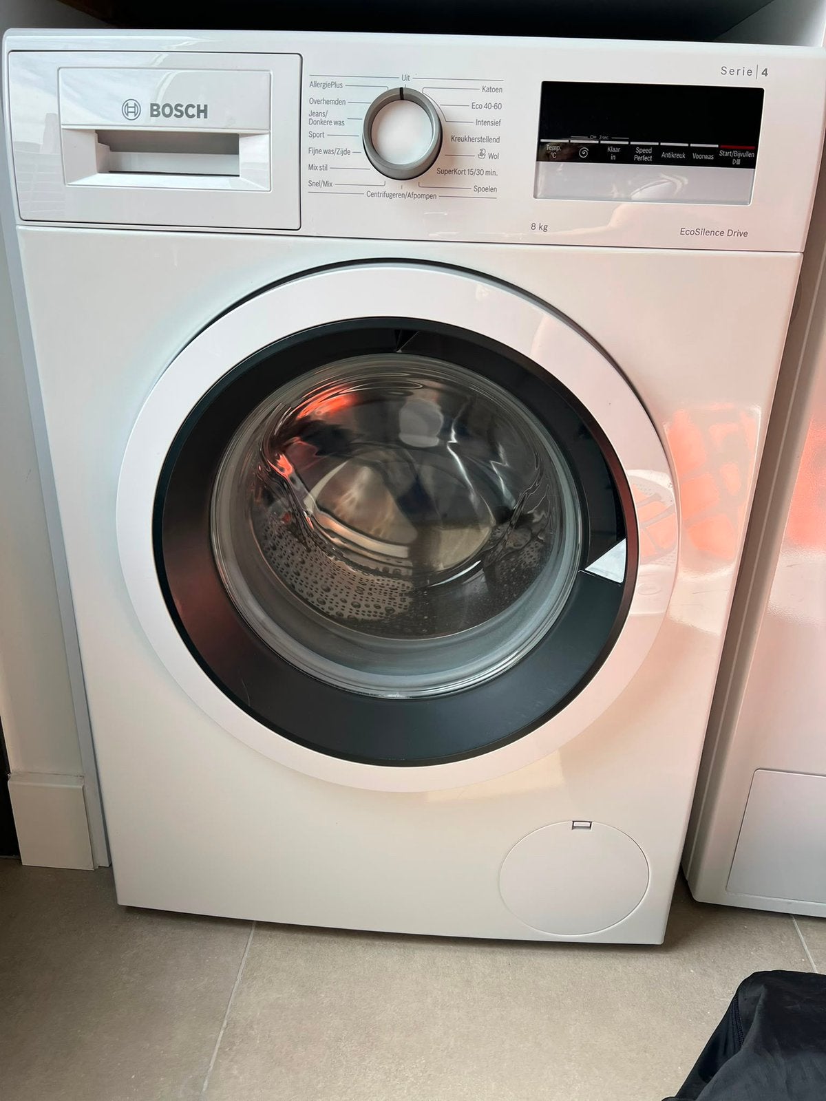 Bosch wasmachine Serie 4 & droger serie 6 - Als Nieuw, Bosch, Minder dan 85 cm, Info@bosch.nl, Ophalen of Verzenden