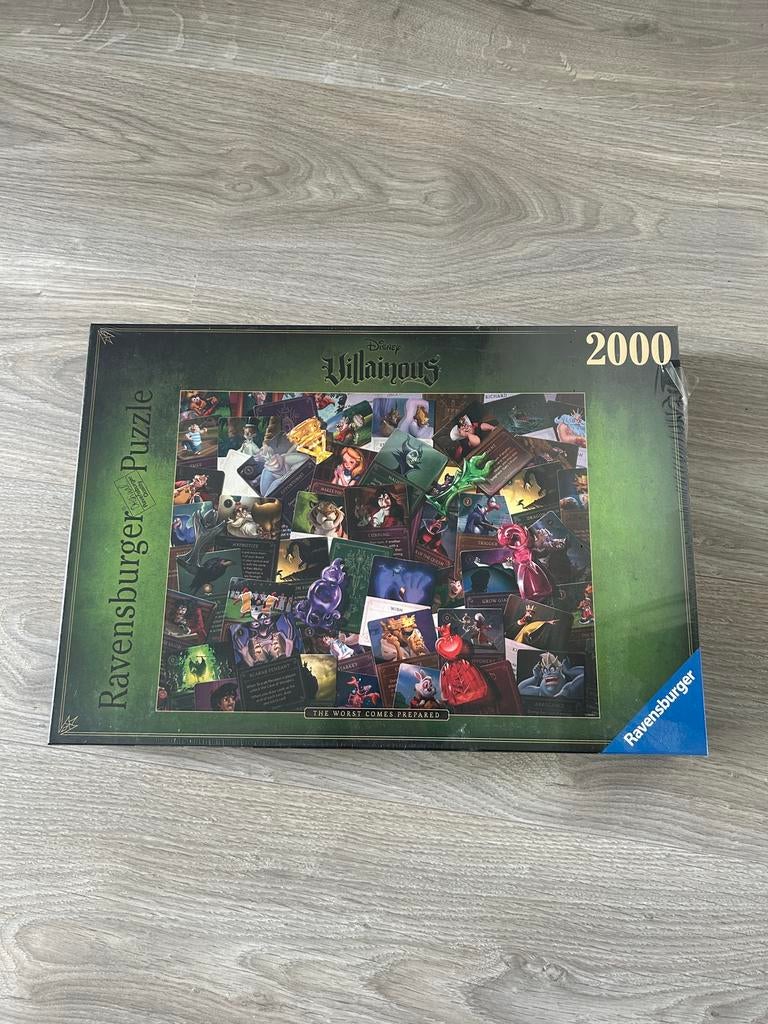 Nieuw - disney puzzel villainous 2000 stukjes, Hobby en Vrije tijd, Denksport en Puzzels, Ophalen of Verzenden, Meer dan 1500 stukjes