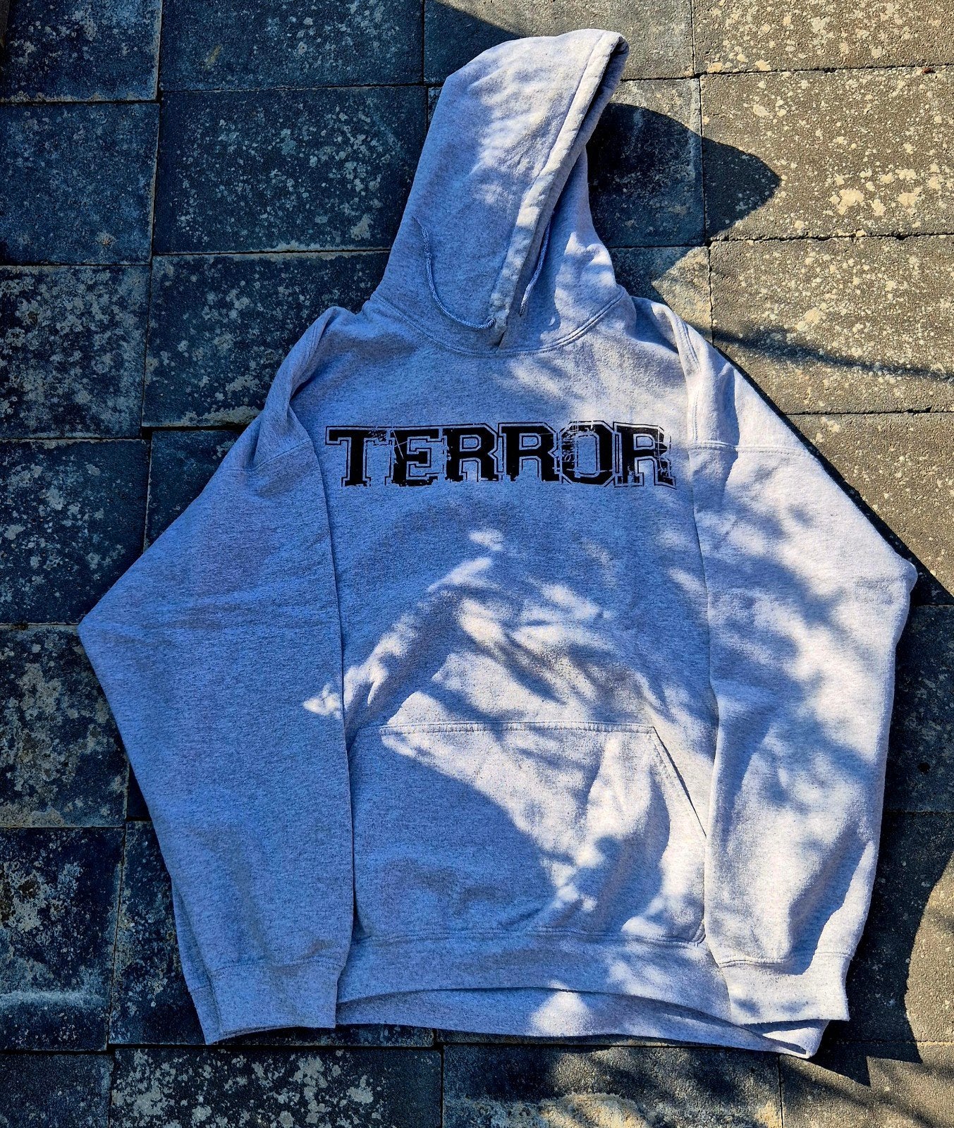 Terror trui hoodie XXL punk hardcore metal Madball Hatebreed, Overige maten, Ophalen of Verzenden, Grijs, Gedragen