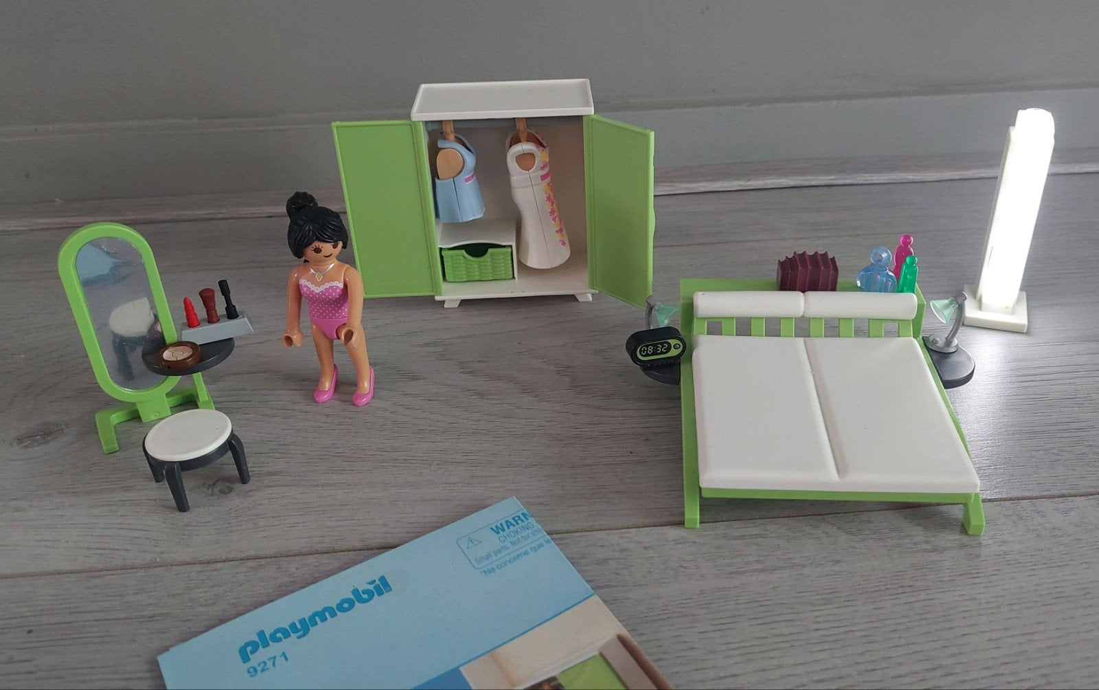 Playmobil City Life 9271 - Slaapkamer met make-uptafel, Gebruikt, Complete set, Overige typen, Ophalen of Verzenden